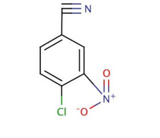 4-Chloro-3-nitrobenzonitrile (CAS 939-80-0) - chemical structure image