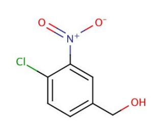 4-Chloro-3-nitrobenzyl alcohol (CAS 55912-20-4) - chemical structure image