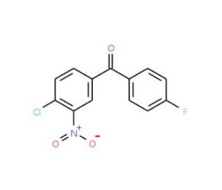 [4-Chloro-3-nitrophenyl-(4-fluorophenyl)]methanone (CAS 31431-16-0) - chemical structure image