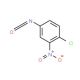 4-Chloro-3-nitrophenyl isocyanate (CAS 40397-96-4) - chemical structure image