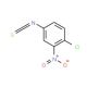 4-Chloro-3-nitrophenyl isothiocyanate (CAS 127142-66-9) - chemical structure image