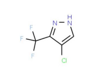 4-Chloro-3-trifluoromethyl-1H-pyrazole - chemical structure image