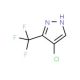 4-Chloro-3-trifluoromethyl-1H-pyrazole - chemical structure image