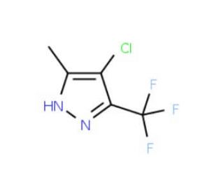 4-Chloro-3-trifluoromethyl-5-(methyl)pyrazole (CAS 235106-12-4) - chemical structure image