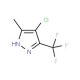 4-Chloro-3-trifluoromethyl-5-(methyl)pyrazole (CAS 235106-12-4) - chemical structure image