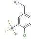 4-Chloro-3-(trifluoromethyl)benzylamine (CAS 62039-92-3) - chemical structure image