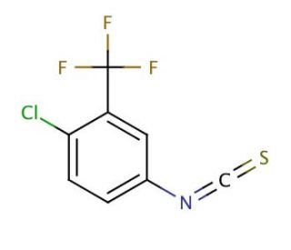 4-Chloro-3-(trifluoromethyl)phenyl isothiocyanate (CAS 23163-86-2) - chemical structure image