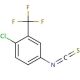 4-Chloro-3-(trifluoromethyl)phenyl isothiocyanate (CAS 23163-86-2) - chemical structure image