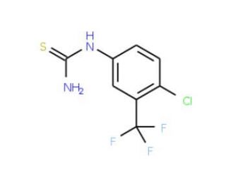 (4-Chloro-3-trifluoromethyl)phenylthiourea (CAS 207919-03-7) - chemical structure image