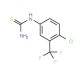 (4-Chloro-3-trifluoromethyl)phenylthiourea (CAS 207919-03-7) - chemical structure image