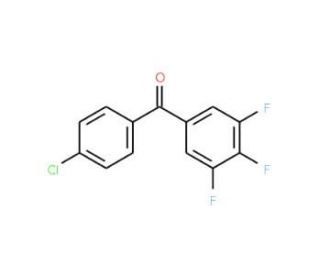 4-Chloro-3&prime;,4&prime;,5&prime;-trifluorobenzophenone (CAS 746651-96-7) - chemical structure image
