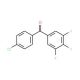 4-Chloro-3′,4′,5′-trifluorobenzophenone (CAS 746651-96-7) - chemical structure image