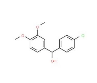 4-Chloro-3&prime;,4&prime;-dimethoxybenzhydrol - chemical structure image