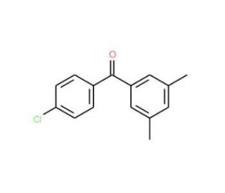 4-Chloro-3&prime;,5&prime;-dimethylbenzophenone (CAS 844885-03-6) - chemical structure image