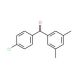 4-Chloro-3′,5′-dimethylbenzophenone (CAS 844885-03-6) - chemical structure image