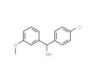 4-Chloro-3&prime;-methoxybenzhydrol - chemical structure image
