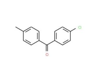 4-Chloro-4&prime;-methylbenzophenone (CAS 5395-79-9) - chemical structure image