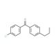 4-Chloro-4′-n-propylbenzophenone (CAS 64357-63-7) - chemical structure image