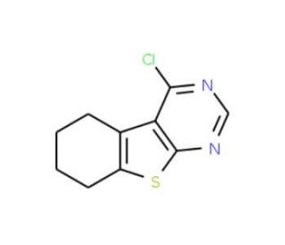 4-Chloro-5,6,7,8-tetrahydro-benzo[4,5]thieno[2,3-d]pyrimidine (CAS 40493-18-3) - chemical structure image