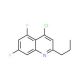 4-Chloro-5,7-difluoro-2-propylquinoline (CAS 1155603-92-1) - chemical structure image
