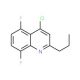 4-Chloro-5,8-difluoro-2-propylquinoline (CAS 1156277-54-1) - chemical structure image