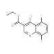 4-Chloro-5,8-difluoroquinoline-3-carboxylic acid ethyl ester (CAS 193827-70-2) - chemical structure image