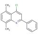 4-Chloro-5,8-dimethyl-2-phenylquinoline (CAS 860197-83-7) - chemical structure image