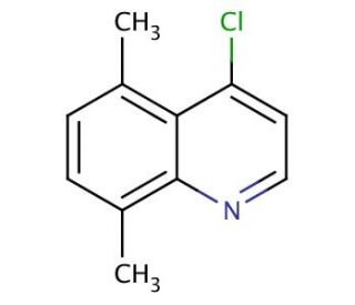 4-Chloro-5,8-dimethylquinoline (CAS 188759-77-5) - chemical structure image