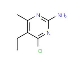 4-Chloro-5-ethyl-6-methyl-pyrimidin-2-ylamine - chemical structure image