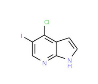 4-Chloro-5-iodo-1H-pyrrolo[2,3-b]pyridine (CAS 1015610-31-7) - chemical structure image