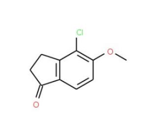 4-Chloro-5-methoxy-1-indanone (CAS 944109-65-3) - chemical structure image
