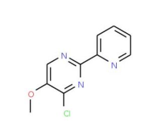 4-Chloro-5-methoxy-2-(2-pyridinyl)pyrimidine - chemical structure image