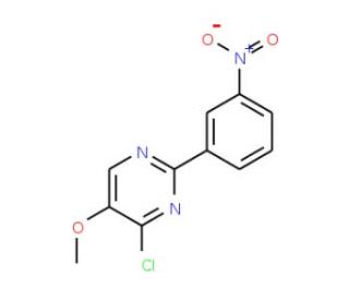 4-Chloro-5-methoxy-2-(3-nitrophenyl)pyrimidine - chemical structure image
