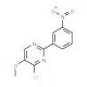 4-Chloro-5-methoxy-2-(3-nitrophenyl)pyrimidine - chemical structure image