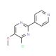 4-Chloro-5-methoxy-2-(4-pyridinyl)pyrimidine (CAS 133661-38-8) - chemical structure image