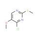 4-Chloro-5-methoxy-2-(methylsulfanyl)pyrimidine (CAS 87026-45-7) - chemical structure image