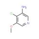 4-Chloro-5-methoxypyridin-3-amine (CAS 1105675-66-8) - chemical structure image