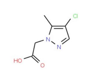 (4-chloro-5-methyl-1H-pyrazol-1-yl)acetic acid - chemical structure image