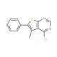 4-chloro-5-methyl-6-phenylthieno[2,3-d]pyrimidine (CAS 306934-78-1) - chemical structure image