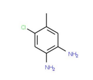 4-Chloro-5-methyl-O-phenylenediamine (CAS 63155-04-4) - chemical structure image