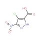 4-Chloro-5-nitro-1H-pyrazole-3-carboxylic acid 的分子结构, CAS编号: 84547-92-2 4-Chloro-5-nitro-1H-pyrazole-3-carboxylic acid (CAS 84547-92-2) - chemical structure image