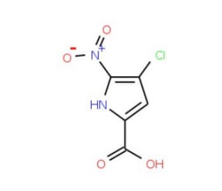 4-chloro-5-nitro-1H-pyrrole-2-carboxylic acid - chemical structure image