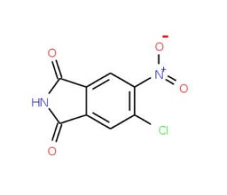 4-Chloro-5-nitrophthalimide (CAS 6015-57-2) - chemical structure image