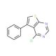 4-Chloro-5-phenylthieno[2,3-d]pyrimidine (CAS 182198-35-2) - chemical structure image