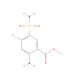 4-Chloro-5-sulfamoylanthranilic Acid Methyl Ester (CAS 3994-89-6) - chemical structure image