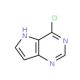 4-Chloro-5H-pyrrolo[3,2-d] pyrimidine (CAS 84905-80-6) - chemical structure image