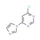 4-Chloro-6-(1H-imidazol-1-yl)pyrimidine (CAS 114834-02-5) - chemical structure image