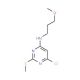 4-Chloro-6-(3-Methoxypropylamino)-2-methylthiopyrimidine (CAS 951884-56-3) - chemical structure image