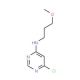 4-Chloro-6-(3-methoxypropylamino)pyrimidine (CAS 941294-46-8) - chemical structure image