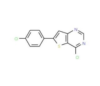 4-Chloro-6-(4-chlorophenyl)thieno[3,2-d]pyrimidine - chemical structure image